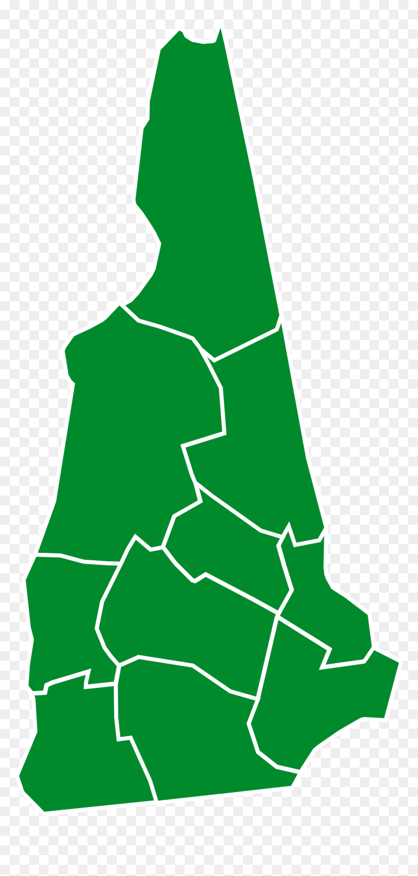 New Hampshire Democratic Primary, - New Hampshire 2016 Election Results By County, HD Png Download - democratic donkey png