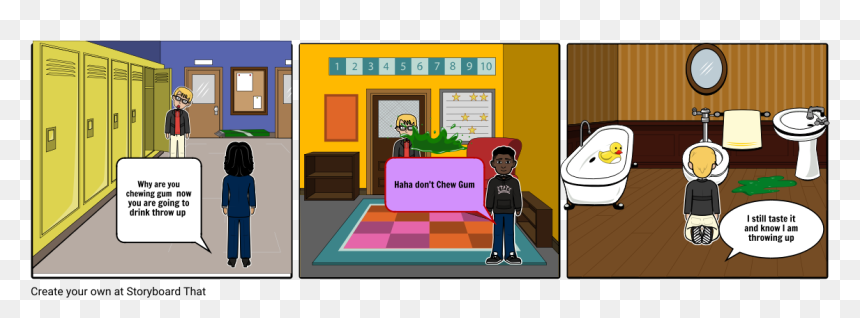 Throwing Up Storyboard, HD Png Download - throw up png