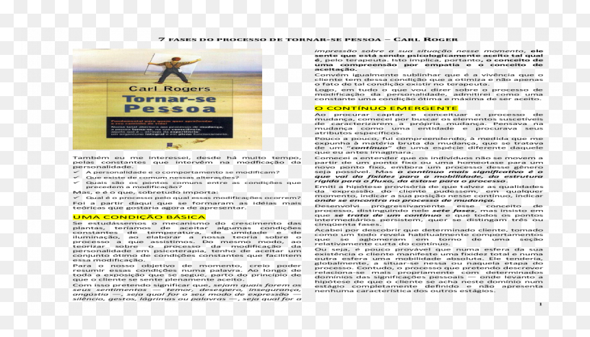 Carl Rogers Tornar Se Pessoa, HD Png Download - ponto de interrogação png