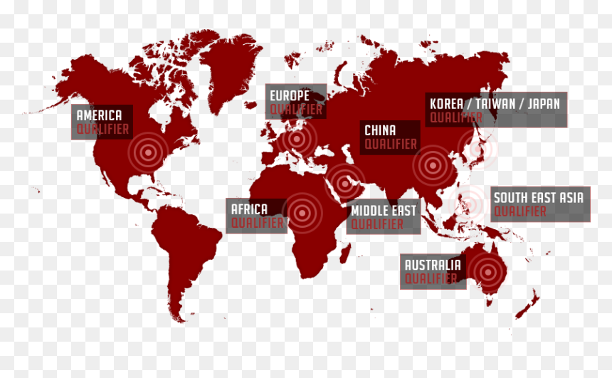 Birth Registration Across The Globe, HD Png Download - world map silhouette png