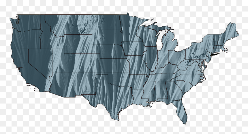 World Map Silhouette - Boost Mobile Coverage In Us, HD Png Download - world map silhouette png