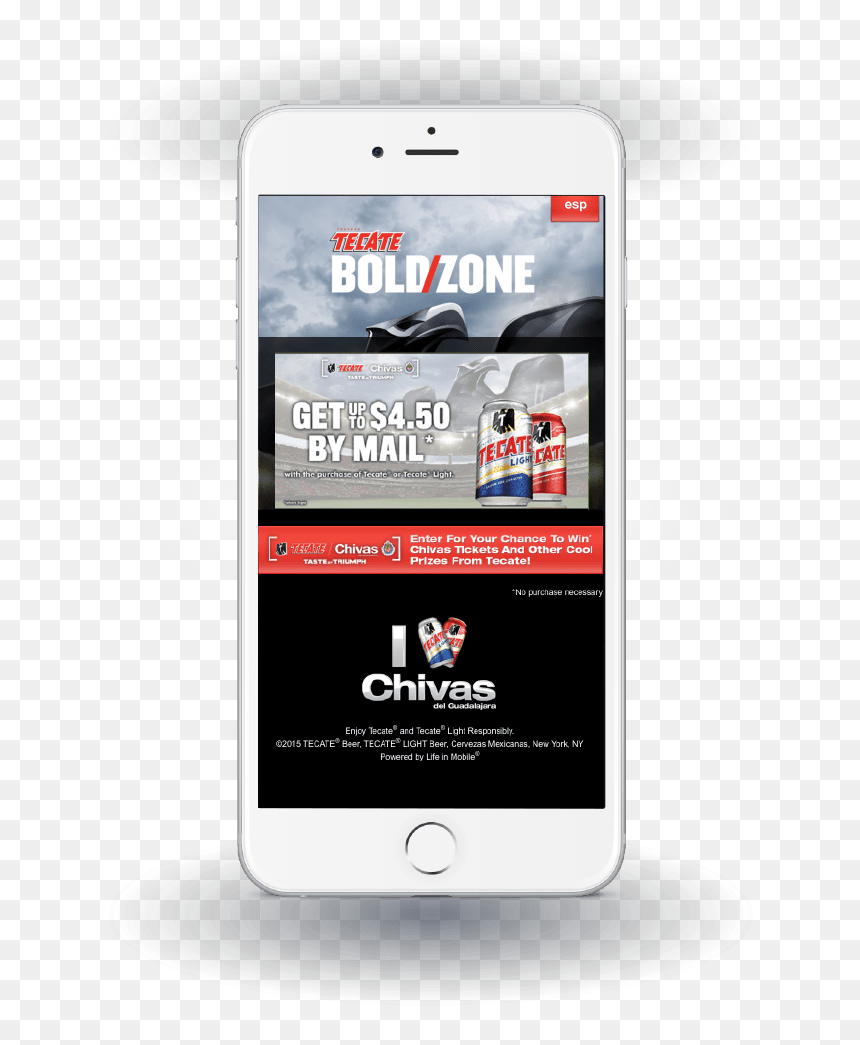 Iphone, HD Png Download - tecate png