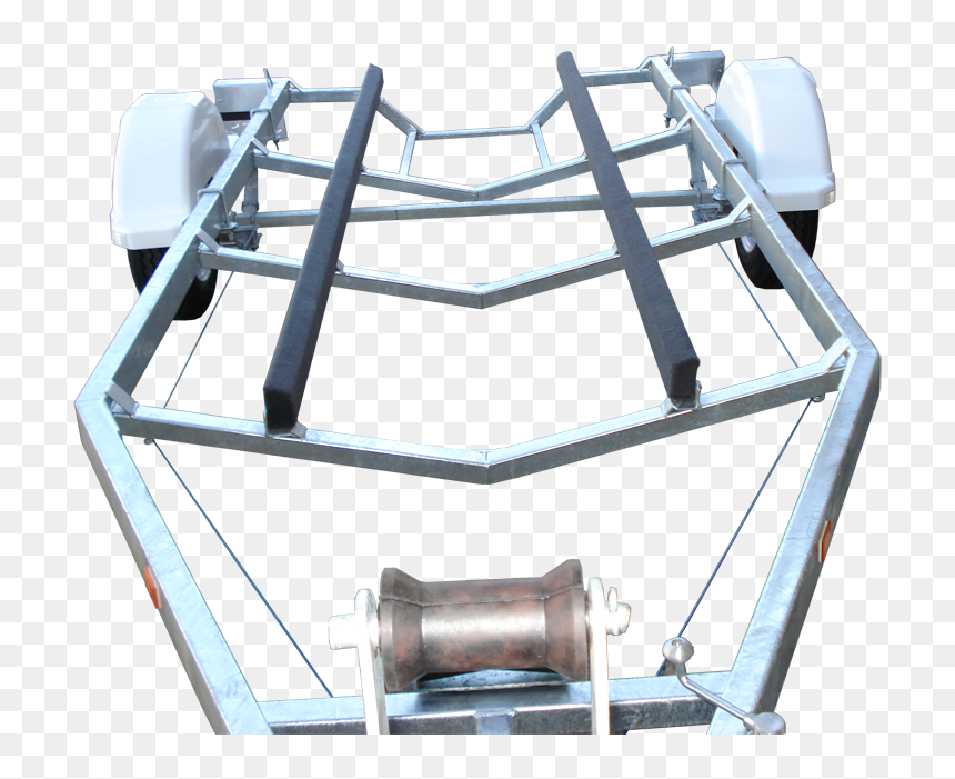 Ski Boat Trailer In Board-291 - Boat Trailer, HD Png Download - ski boat png