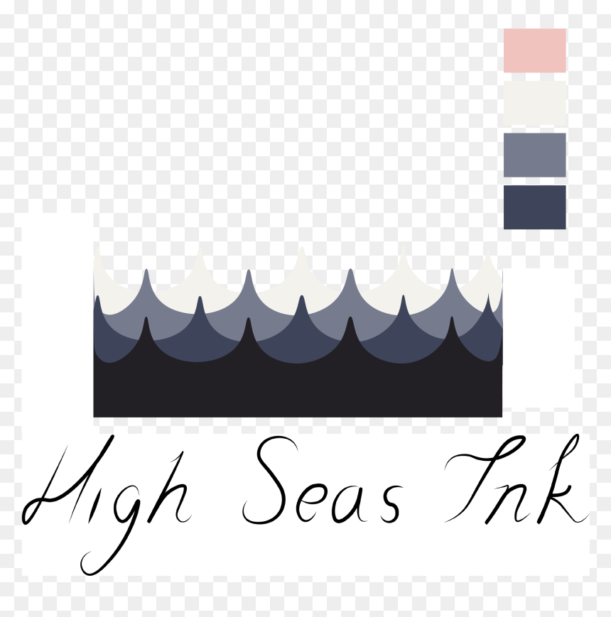 Calligraphy, HD Png Download - wave design png