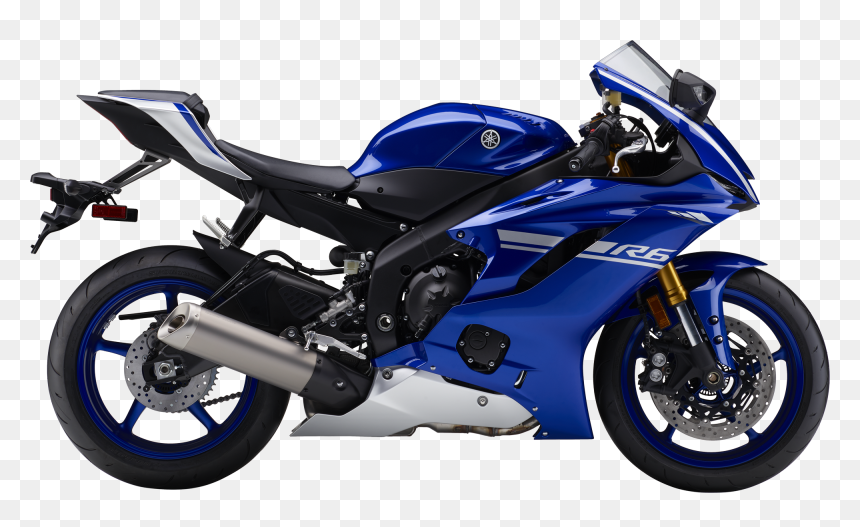 Yamaha Motorcycle Png High-quality Image - Yamaha R6 2019 Top Speed, Transparent Png - motorcycle png images