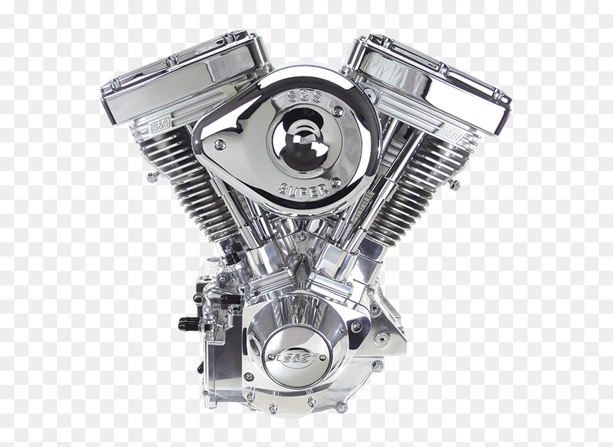 Motorcycle Engine - S&s Evo Engine, HD Png Download - motorcycle png images