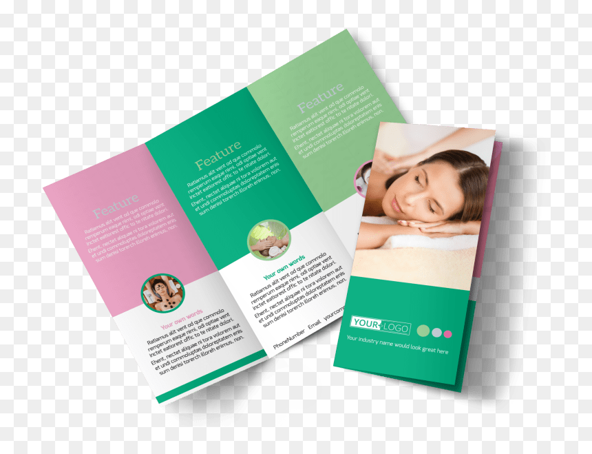 Relaxing Spa Experience Brochure Template Preview - Ice Cream Brochure, HD Png Download - relaxing png