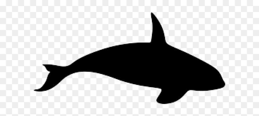 Whale Silhouette, HD Png Download - whale silhouette png