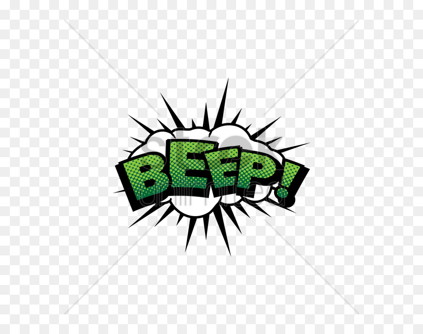 Comic Effect Beep V矢量图形 - Illustration, HD Png Download - green effect png