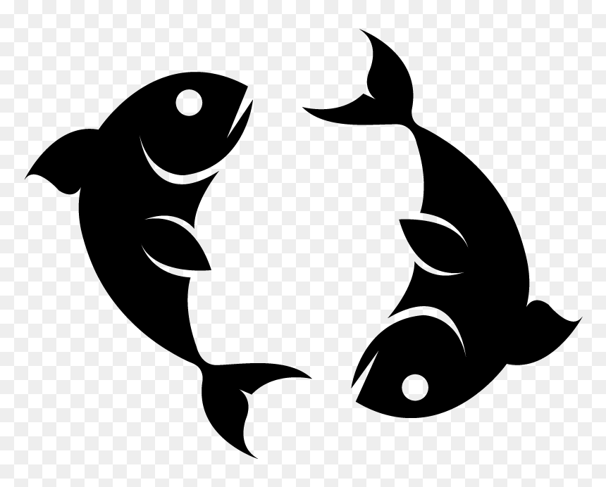 Fish,killer Whale,marine - Love Pisces Daily Horoscope, HD Png Download - whale silhouette png