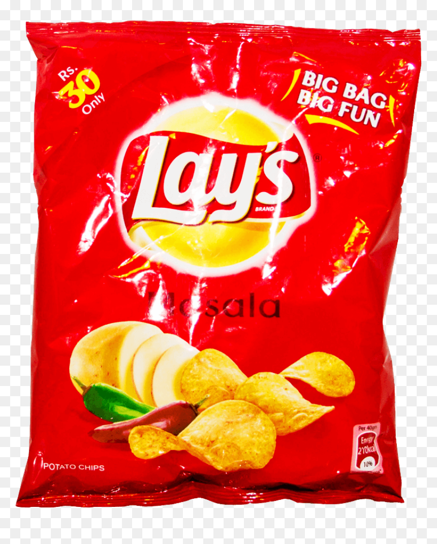 Lays Chips Masala 39 Gm, HD Png Download - lays chips png