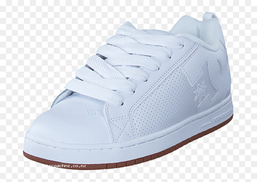 Dc Shoes Court Graffik Hvid, HD Png Download - dc shoes logo png