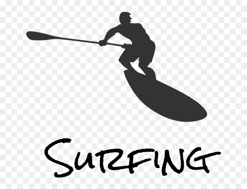 "
 Style="width - Stand Up Paddle Logo, HD Png Download - surfer silhouette png