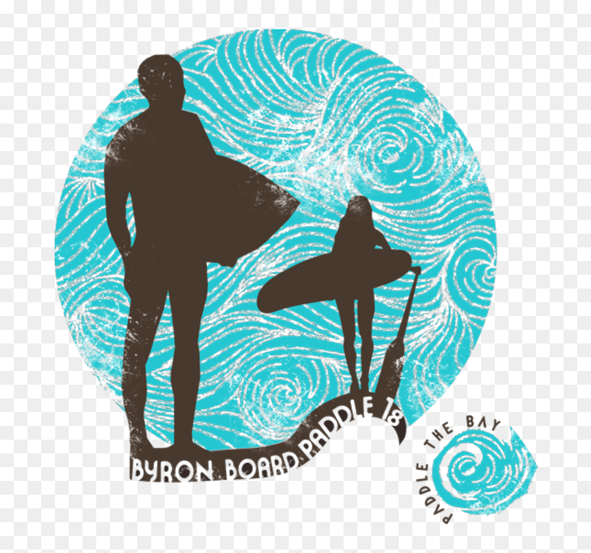 Surfer Silhouette Png, Transparent Png - surfer silhouette png