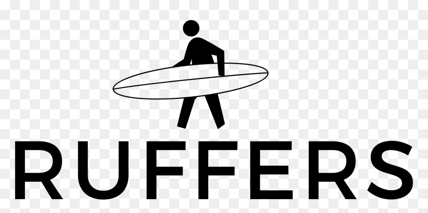 Ruffers - Surfboard, HD Png Download - surfer silhouette png
