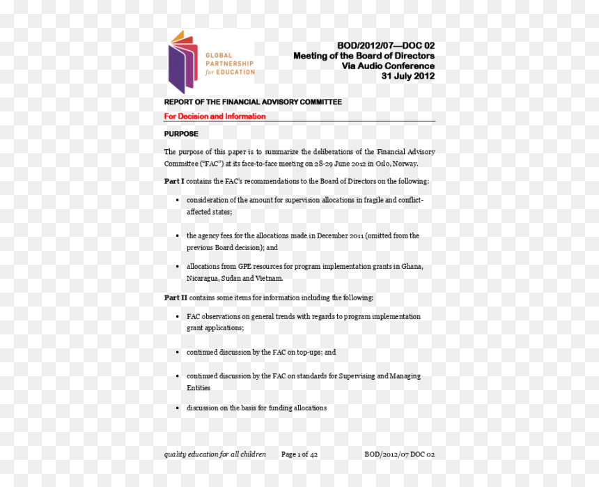 Global Partnership For Education, HD Png Download - to be continued.png