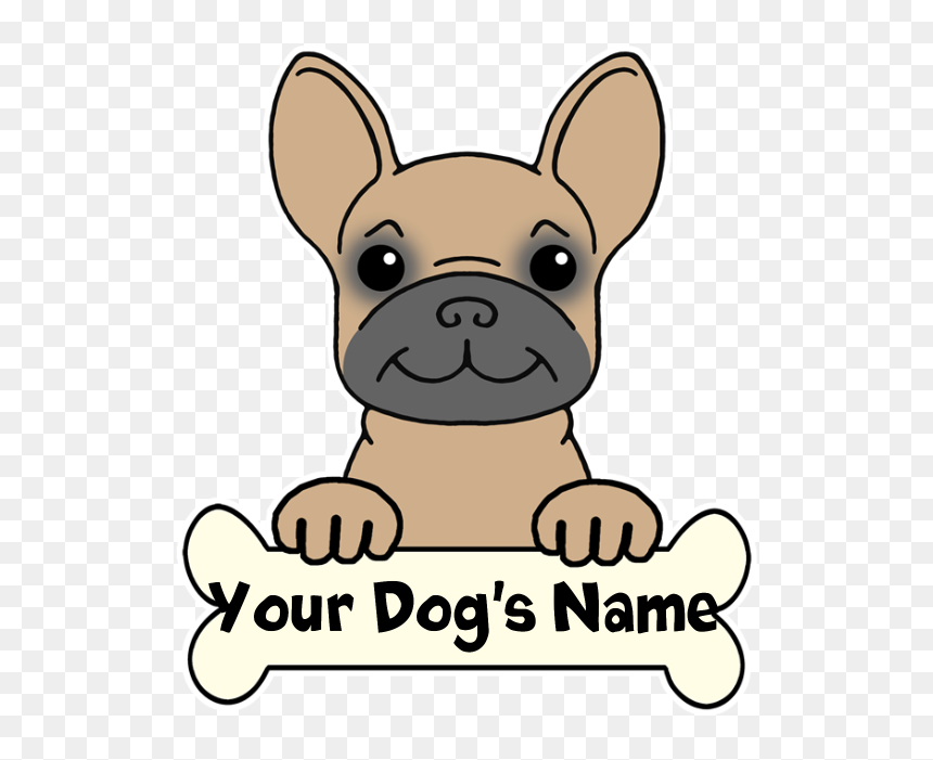 Personalized French Bulldog Mousepad - Husky Cartoon, HD Png Download - pajama png