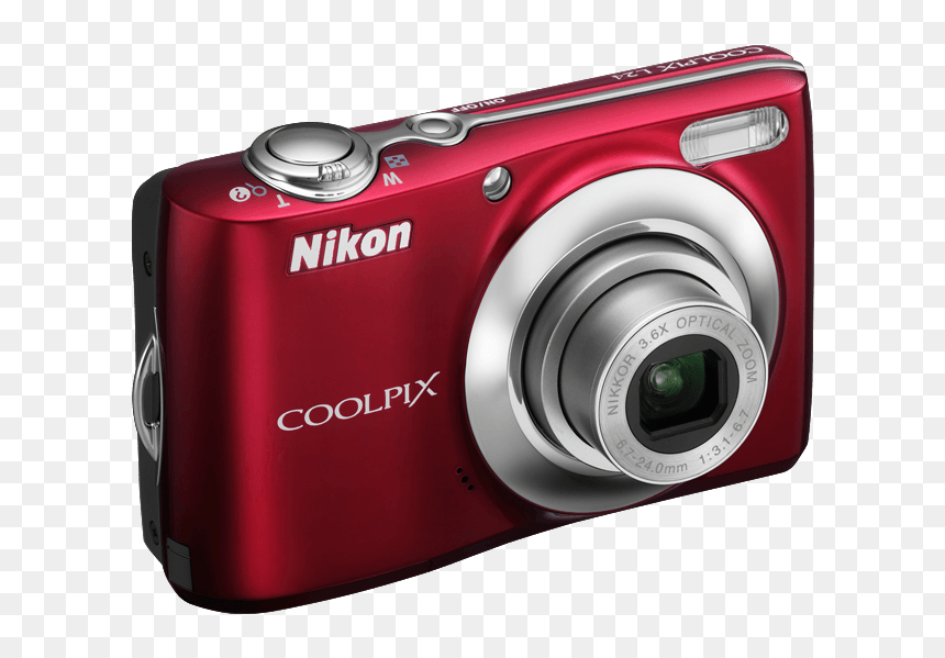 Nikon Digital Camera - Nikon Coolpix L24, HD Png Download - nikon camera png