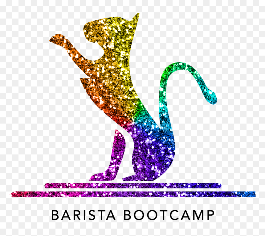 Glitter Cat Barista Bootcamp Is An All-expenses Paid - Glitter Cat, HD Png Download - glitter vector png