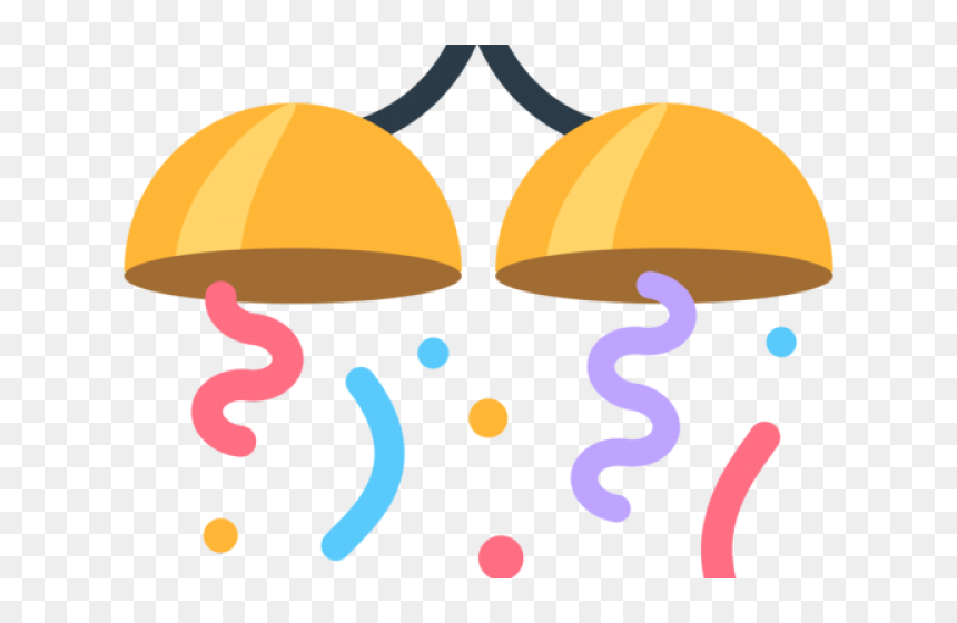 Transparent Confetti Clip Art - Confeti Emoji Png Hd, Png Download - bell emoji png