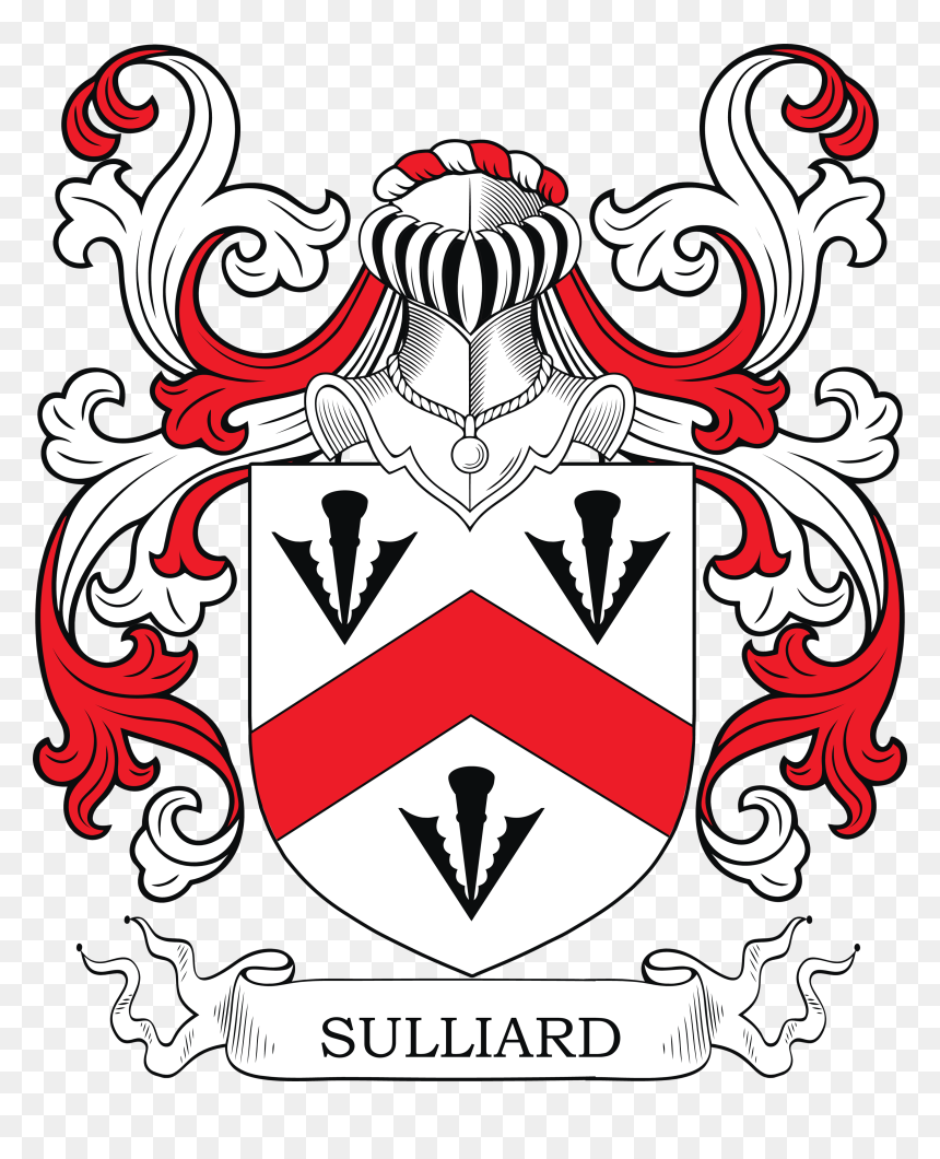 Sulliard Family Crest Digital Jpg Image - York Coat Of Arms, HD Png Download - family crest png