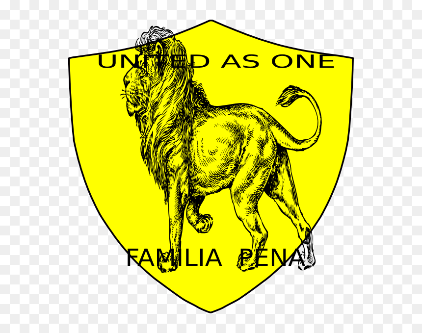 Lion Clip Art, HD Png Download - family crest png