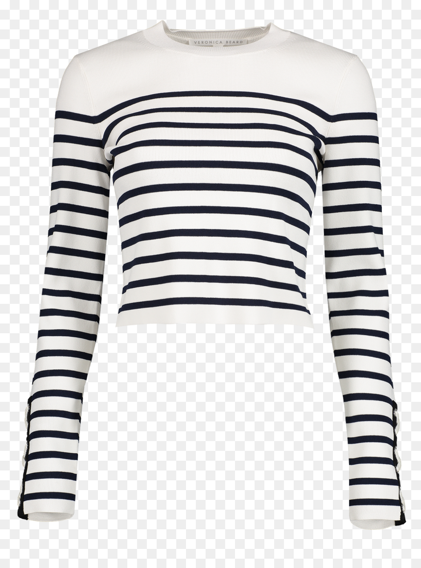 Veronica Beard Front Image Park Sweater - Blouse, HD Png Download - long beard png