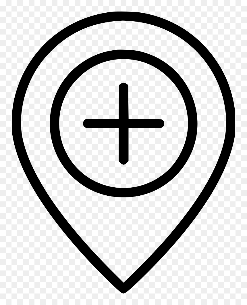 Hospital Map Marker Pin Doctor - Localizador Icone, HD Png Download - map marker icon png