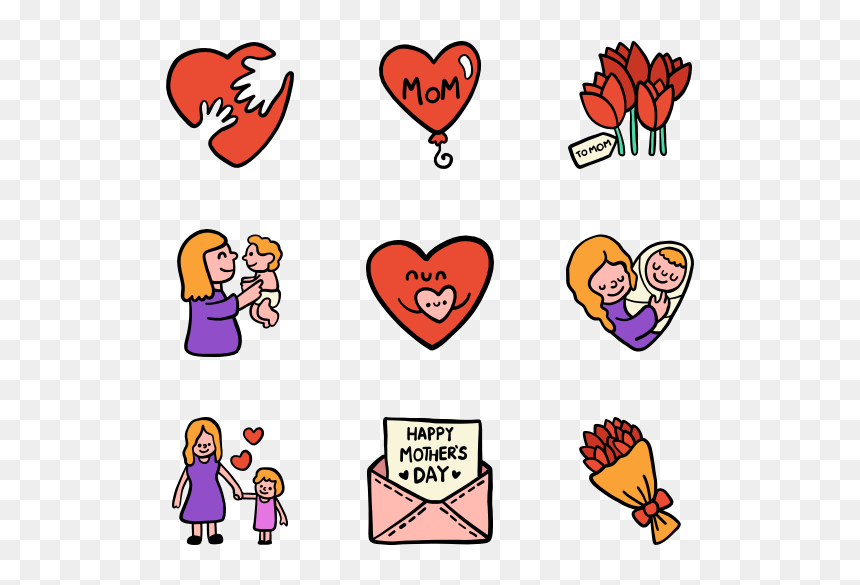 Mothers Day Icon, HD Png Download - happy mother day png