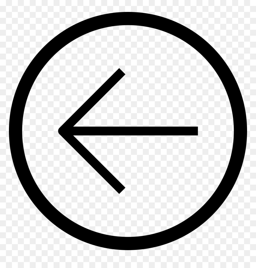 Arrow Left - Logo Retour, HD Png Download - right arrow green png