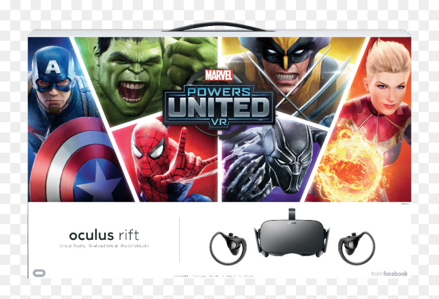 Oculus Rift Marvel Powers United, HD Png Download - avengers group png