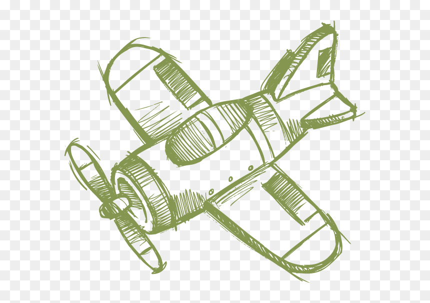 Sketch Airplane Drawing, HD Png Download - soft toys for kids png