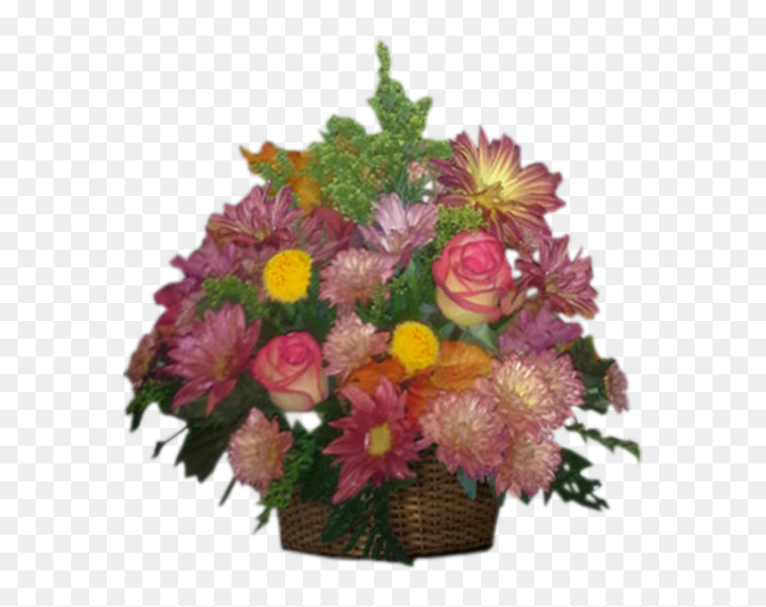 Bouquet, HD Png Download - bouquet basket png