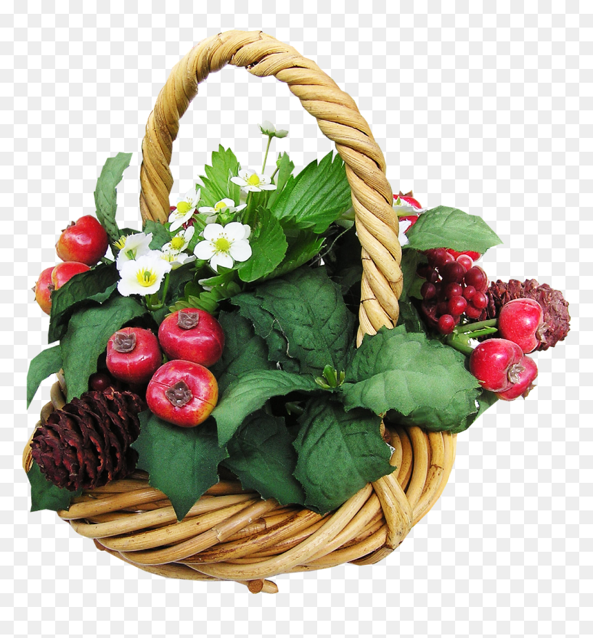 Flower Vegetable Basket, HD Png Download - bouquet basket png