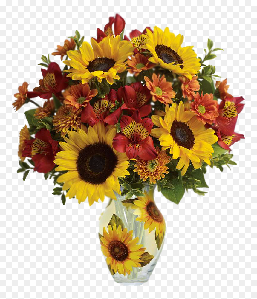 Flores Encontradas En La Web Basket Flower Arrangements, - Pure Happiness Bouquet, HD Png Download - bouquet basket png