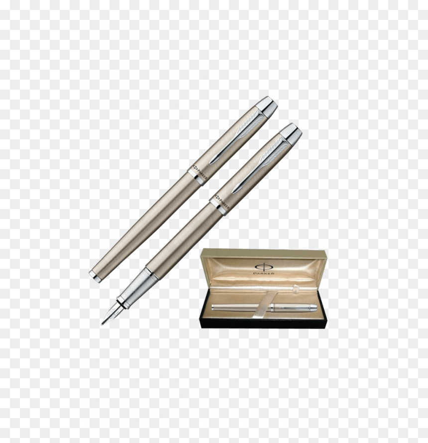 Transparent Parker Pen Png - Parker Im Brushed Metal Ct Ball Pen, Png Download - parker pen png