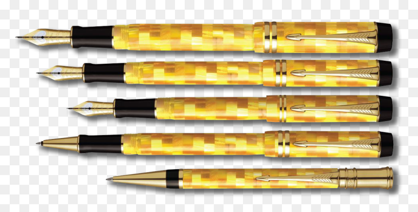 Parker Duofold Yellow Mandarin, HD Png Download - parker pen png