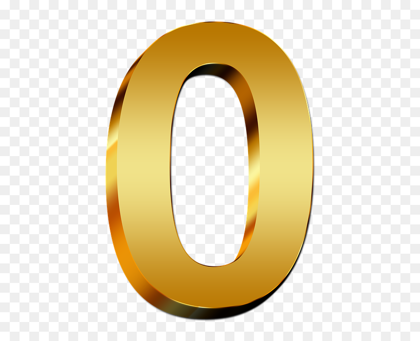 Number Six, HD Png Download - gold circle png
