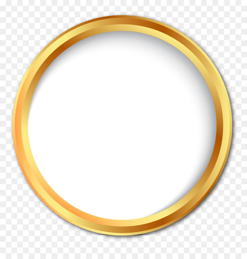 Circle, HD Png Download - gold circle png