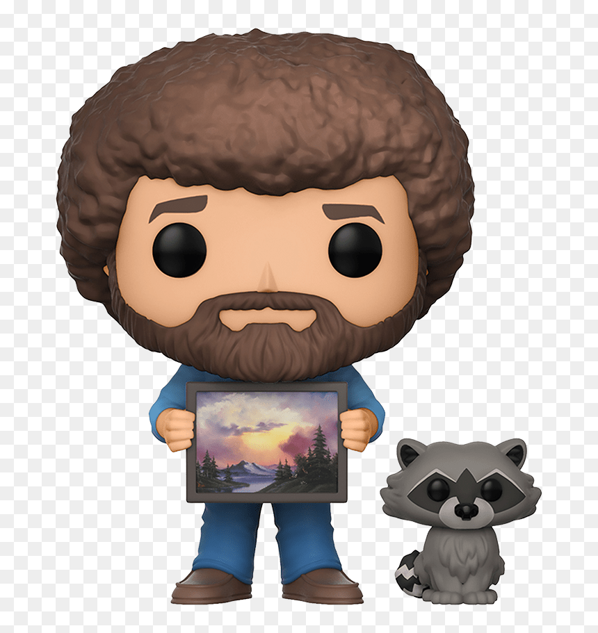 Bob Ross Peapod Funko, HD Png Download - bob ross png