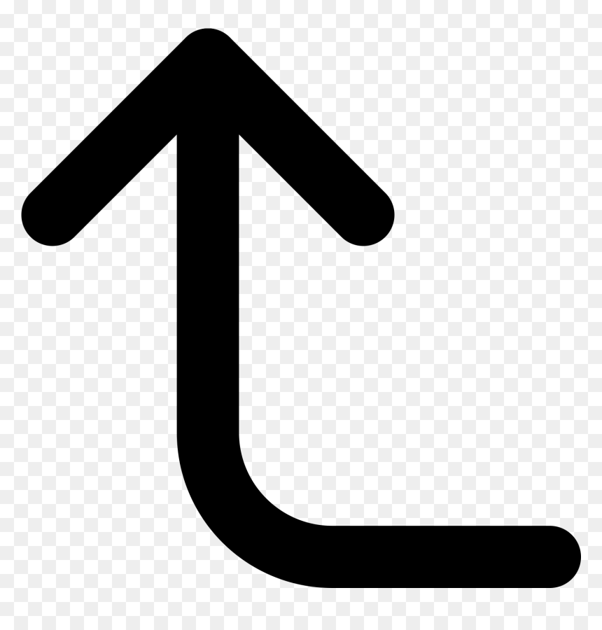Arrow Left And Up, HD Png Download - up arrow png