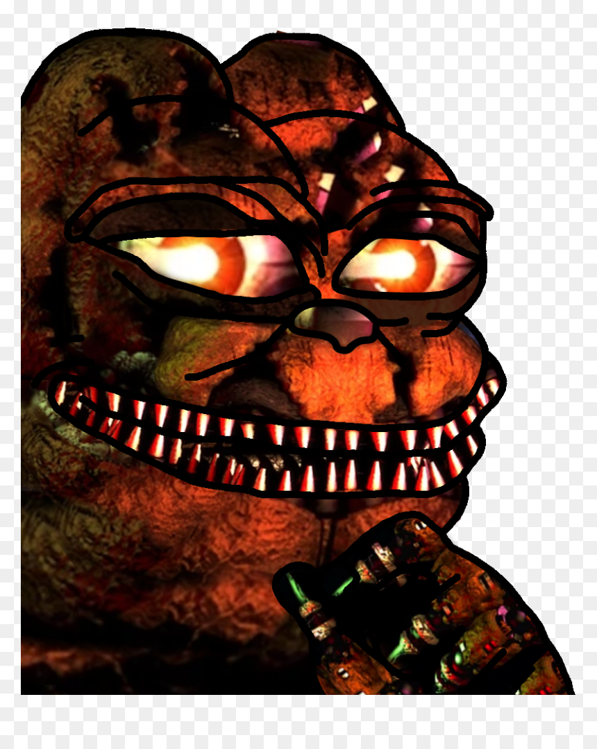 Fnaf Pepe, HD Png Download - pepe the frog png