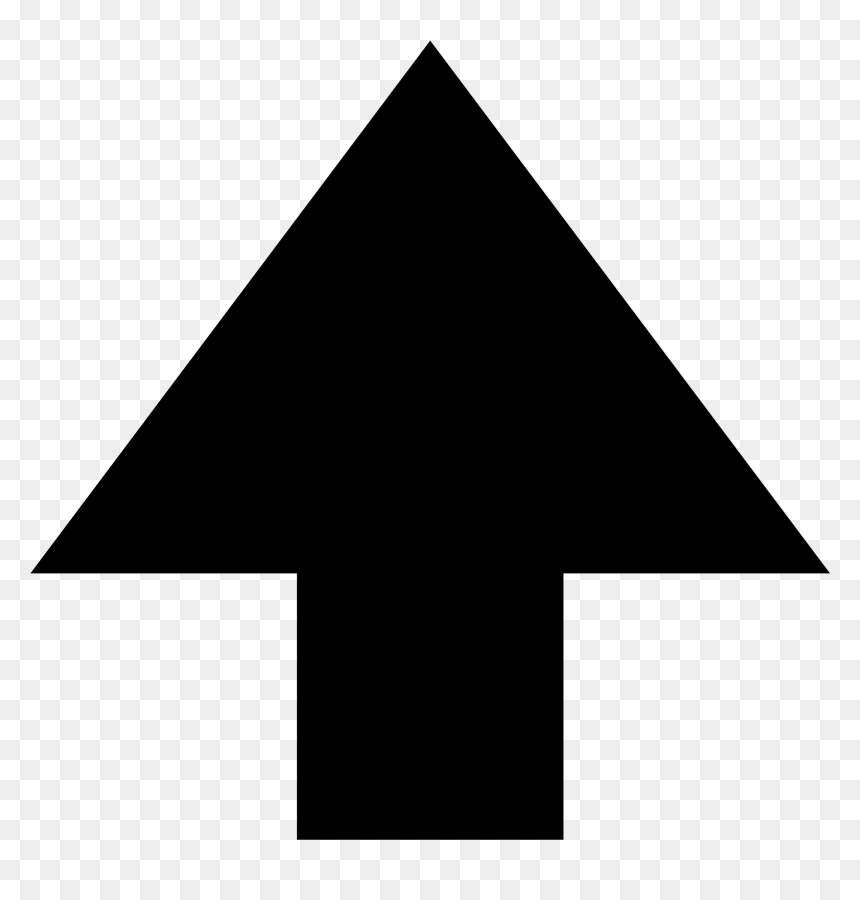 Triangle, HD Png Download - up arrow png