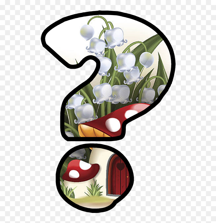 Beautiful Cartoon Mushroom House Drawing, HD Png Download - exclamation mark png