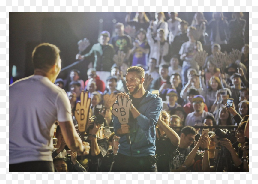Crowd, HD Png Download - stephen curry png