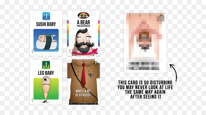 Bears Vs Babies Nsfw Deck, HD Png Download - explicit content png