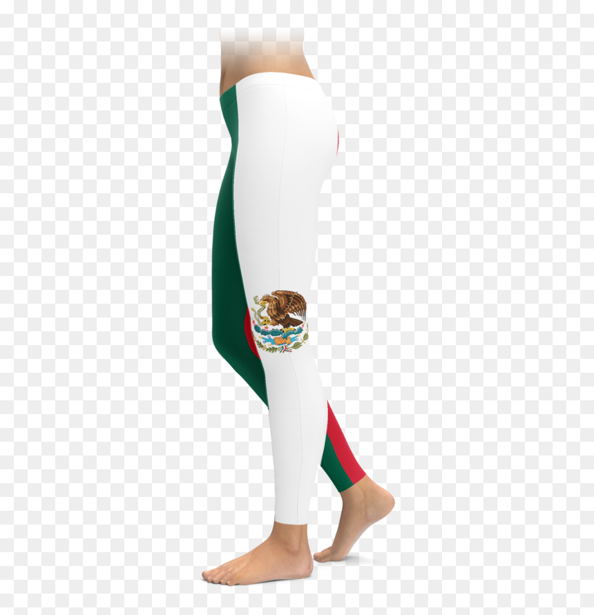Canadian Maple Leaf Leggings, HD Png Download - mexican flag png
