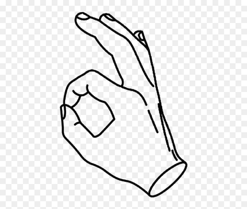 Aesthetic Ok Hand, HD Png Download - ok hand png