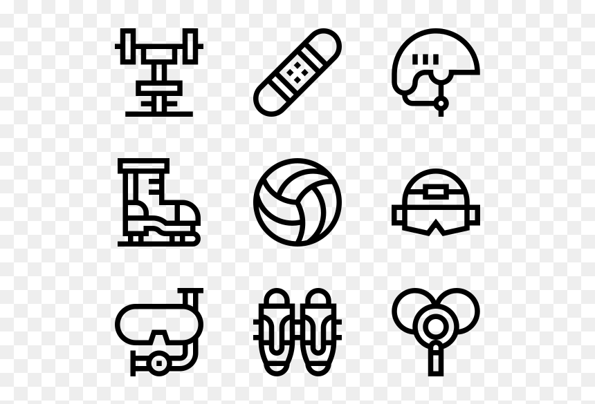 Graphic Design Vector, HD Png Download - dumbbell png
