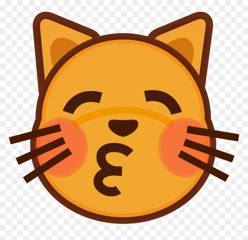 Cat Open Mouth Emoji, HD Png Download - cat face png